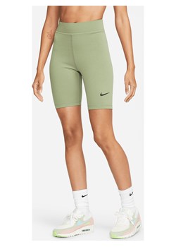 Damskie kolarki z wysokim stanem 20 cm Nike Sportswear Classic - Zieleń ze sklepu Nike poland w kategorii Szorty - zdjęcie 169757594
