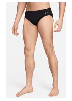 Męskie slipy kąpielowe Nike Solid - Czerń ze sklepu Nike poland w kategorii Kąpielówki - zdjęcie 169757661