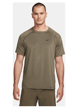 Męska koszulka z krótkim rękawem do fitnessu Dri-FIT Nike Ready - Zieleń ze sklepu Nike poland w kategorii T-shirty męskie - zdjęcie 169757682