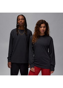 Męski T-shirt z długim rękawem Jordan Wordmark - Czerń ze sklepu Nike poland w kategorii Bluzy męskie - zdjęcie 169757691