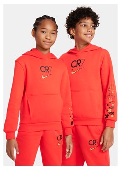 Bluza z kapturem dla dużych dzieci CR7 Club Fleece - Czerwony ze sklepu Nike poland w kategorii Bluzy chłopięce - zdjęcie 169757742