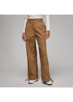 Damskie grube spodnie Chicago Jordan - Brązowy ze sklepu Nike poland w kategorii Spodnie damskie - zdjęcie 169757760