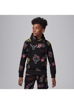 Bluza z kapturem i nadrukiem dla dużych dzieci Jordan MJ Essentials - Czerń ze sklepu Nike poland w kategorii Bluzy chłopięce - zdjęcie 169757812