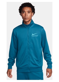 Męska bluza dresowa Nike Sportswear - Niebieski ze sklepu Nike poland w kategorii Bluzy męskie - zdjęcie 169757843