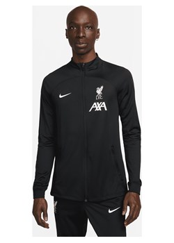 Męska dresowa bluza piłkarska z dzianiny Liverpool F.C. Strike Nike Dri-FIT - Czerń ze sklepu Nike poland w kategorii Bluzy męskie - zdjęcie 169757891