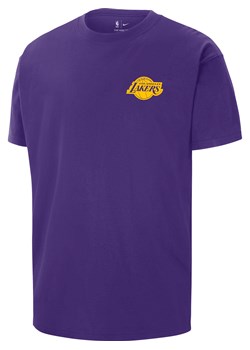 T-shirt męski Nike NBA Max90 Los Angeles Lakers - Fiolet ze sklepu Nike poland w kategorii T-shirty męskie - zdjęcie 169757933