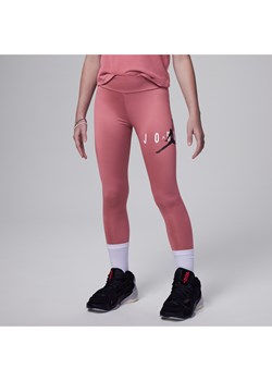 Legginsy przyjazne środowisku dla dużych dzieci Jumpman Jordan - Różowy ze sklepu Nike poland w kategorii Spodnie dziewczęce - zdjęcie 169757993