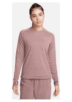 Damska koszulka z półokrągłym dekoltem do biegania Nike Dri-FIT - Fiolet ze sklepu Nike poland w kategorii Bluzki damskie - zdjęcie 169757994