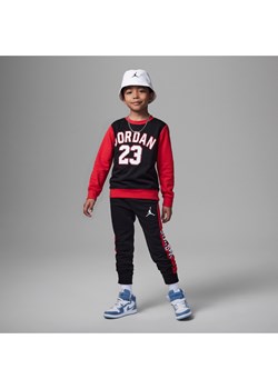 Dwuczęściowy zestaw dla niemowląt Air Jordan 23 Crew Set - Czerń ze sklepu Nike poland w kategorii Dresy chłopięce - zdjęcie 169758051