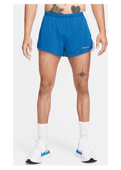 Męskie spodenki do biegania z wszytą bielizną Dri-FIT Nike Track Club 8 cm - Niebieski ze sklepu Nike poland w kategorii Spodenki męskie - zdjęcie 169758083