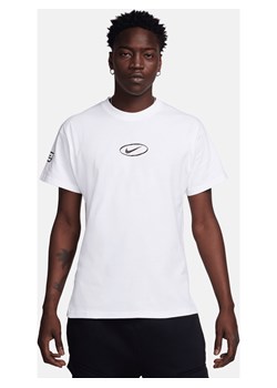Męski T-shirt z nadrukiem Nike Sportswear - Biel ze sklepu Nike poland w kategorii T-shirty męskie - zdjęcie 169758104