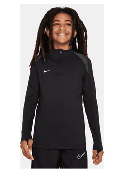 Treningowa koszulka piłkarska dla dużych dzieci Nike Dri-FIT Strike - Czerń ze sklepu Nike poland w kategorii T-shirty chłopięce - zdjęcie 169758110