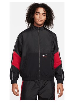 Męska bluza dresowa z tkaniny Nike Air - Czerń ze sklepu Nike poland w kategorii Bluzy męskie - zdjęcie 169758181