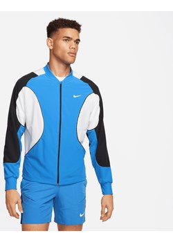Męska kurtka do tenisa Dri-FIT NikeCourt Advantage - Niebieski ze sklepu Nike poland w kategorii Kurtki męskie - zdjęcie 169758204