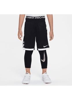 Legginsy dla dużych dzieci (chłopców) Nike Pro Warm Dri-FIT - Czerń ze sklepu Nike poland w kategorii Spodnie chłopięce - zdjęcie 169758253