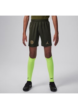 Spodenki piłkarskie dla dużych dzieci Nike Dri-FIT (replika) Paris Saint-Germain 2023/2024 (wersja czwarta) - Zieleń ze sklepu Nike poland w kategorii Spodenki chłopięce - zdjęcie 169758313