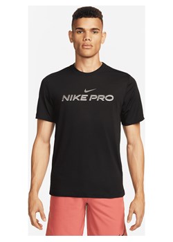 Męski T-shirt do fitnessu Nike Dri-FIT - Czerń ze sklepu Nike poland w kategorii T-shirty męskie - zdjęcie 169758372