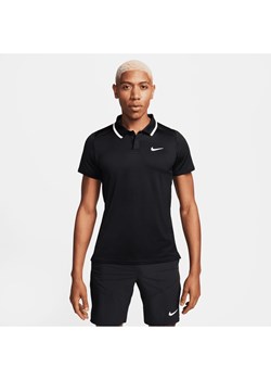 Męska koszulka polo do tenisa Dri-FIT NikeCourt Advantage - Czerń ze sklepu Nike poland w kategorii T-shirty męskie - zdjęcie 169758382
