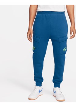 Męskie bojówki z dzianiny Nike Sportswear - Niebieski ze sklepu Nike poland w kategorii Spodnie męskie - zdjęcie 169758423