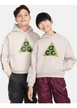 Bluza z kapturem dla dużych dzieci Nike ACG Icon Fleece - Brązowy ze sklepu Nike poland w kategorii Bluzy chłopięce - zdjęcie 169758481