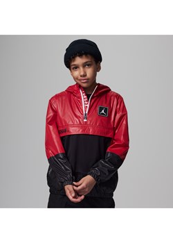 Kurtka dla dużych dzieci Jordan Half-Zip Windbreaker - Czerwony ze sklepu Nike poland w kategorii Kurtki chłopięce - zdjęcie 169758493