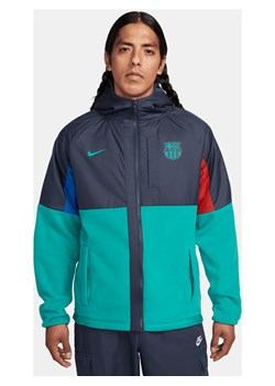 Męska kurtka piłkarska zimowa Nike FC Barcelona AWF (wersja trzecia) - Niebieski ze sklepu Nike poland w kategorii Kurtki męskie - zdjęcie 169758503