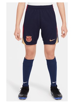 Spodenki piłkarskie dla dużych dzieci FC Barcelona Strike Nike Dri-FIT - Niebieski ze sklepu Nike poland w kategorii Spodenki chłopięce - zdjęcie 169758640