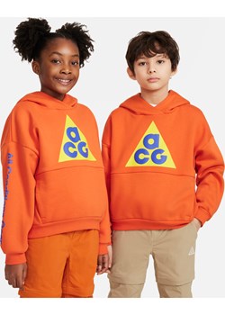 Bluza z kapturem dla dużych dzieci Nike ACG Icon Fleece - Pomarańczowy ze sklepu Nike poland w kategorii Bluzy chłopięce - zdjęcie 169758670