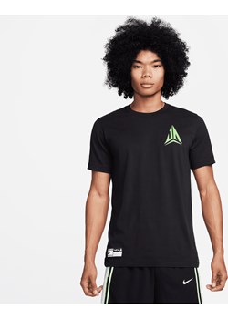 Męski T-shirt do koszykówki Nike Dri-FIT Ja - Czerń ze sklepu Nike poland w kategorii T-shirty męskie - zdjęcie 169758860