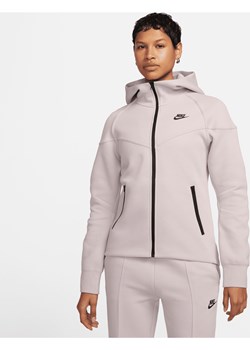 Damska bluza z kapturem i zamkiem na całej długości Nike Sportswear Tech Fleece Windrunner - Fiolet ze sklepu Nike poland w kategorii Bluzy damskie - zdjęcie 169758910