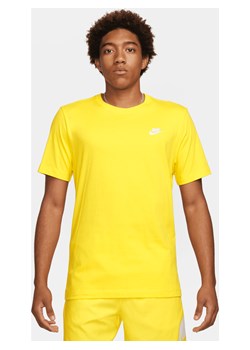 T-shirt męski Nike Sportswear Club - Żółty ze sklepu Nike poland w kategorii T-shirty męskie - zdjęcie 169758940