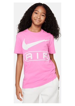 T-shirt dla dużych dzieci (dziewcząt) Nike Sportswear - Różowy ze sklepu Nike poland w kategorii Bluzki dziewczęce - zdjęcie 169758952