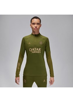 Damska treningowa koszulka piłkarska Jordan Dri-FIT Paris Saint-Germain Strike (wersja czwarta) - Zieleń ze sklepu Nike poland w kategorii Bluzki damskie - zdjęcie 169759032