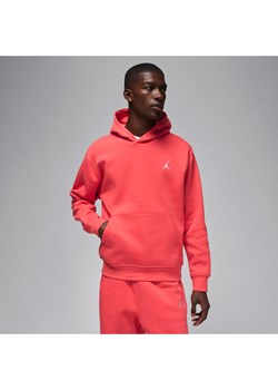 Męska bluza z kapturem i nadrukiem Jordan Brooklyn Fleece - Czerwony ze sklepu Nike poland w kategorii Bluzy męskie - zdjęcie 169759170