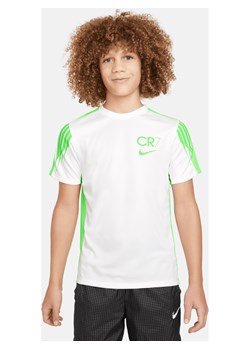 Koszulka piłkarska dla dużych dzieci Dri-FIT Academy23 CR7 - Biel ze sklepu Nike poland w kategorii T-shirty chłopięce - zdjęcie 169759173