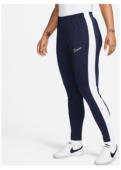 Damskie spodnie piłkarskie Nike Dri-FIT Academy - Niebieski ze sklepu Nike poland w kategorii Spodnie damskie - zdjęcie 169759203