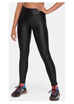 Legginsy z kieszeniami dla dużych dzieci (dziewcząt) Nike Dri-FIT One - Czerń ze sklepu Nike poland w kategorii Spodnie dziewczęce - zdjęcie 169759263