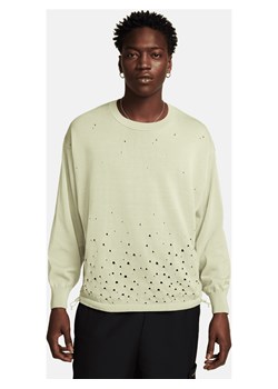 Męski sweter z długim rękawem Nike Sportswear Tech Pack - Zieleń ze sklepu Nike poland w kategorii Swetry męskie - zdjęcie 169759301