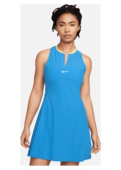 Damska sukienka do tenisa Nike Dri-FIT Advantage - Niebieski ze sklepu Nike poland w kategorii Sukienki - zdjęcie 169759313