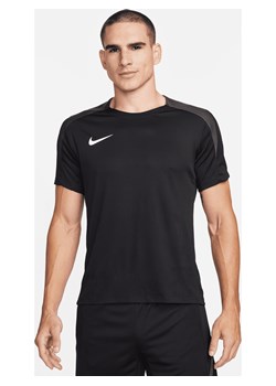 Męska koszulka piłkarska z krótkim rękawem Dri-FIT Nike Strike - Czerń ze sklepu Nike poland w kategorii T-shirty męskie - zdjęcie 169759331