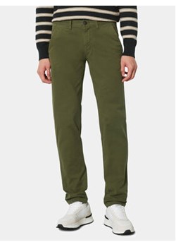 Marc O'Polo Chinosy 421 0029 10044 Zielony Shaped Fit ze sklepu MODIVO w kategorii Spodnie męskie - zdjęcie 169774754