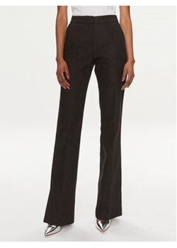 Hugo Spodnie materiałowe Haralie 50510436 Czarny Straight Fit ze sklepu MODIVO w kategorii Spodnie damskie - zdjęcie 169774840