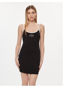 Guess Sukienka codzienna E4GK00 KBP41 Czarny Slim Fit ze sklepu MODIVO w kategorii Sukienki - zdjęcie 169776434