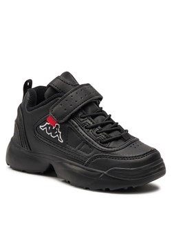 Sneakersy Kappa 260782K Black 1111 ze sklepu eobuwie.pl w kategorii Buty sportowe dziecięce - zdjęcie 169776952