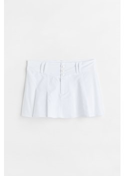 H & M - Plisowana spódnica - Biały ze sklepu H&M w kategorii Spódnice - zdjęcie 169778011