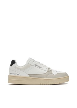 Cropp - Biało-szare buty z wysoką podeszwą - biały ze sklepu Cropp w kategorii Buty sportowe męskie - zdjęcie 169779090