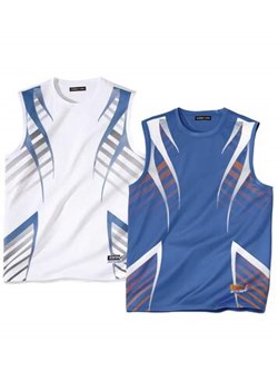 Zestaw 2 koszulek bez rękawów Summer Sport ze sklepu Atlas For Men w kategorii T-shirty męskie - zdjęcie 169779283
