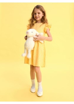 Sinsay - Sukienka z marszczeniami - żółty ze sklepu Sinsay w kategorii Sukienki dziewczęce - zdjęcie 169780591