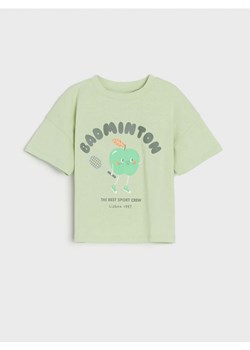 Sinsay - Koszulka z nadrukiem - zielony ze sklepu Sinsay w kategorii Koszulki niemowlęce - zdjęcie 169780643