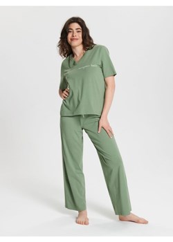 Sinsay - Piżama dwuczęściowa - zielony ze sklepu Sinsay w kategorii Piżamy damskie - zdjęcie 169780644